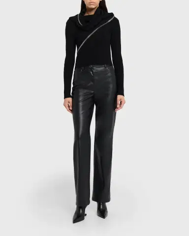 Rick Owens Leather Cantilever-Heel Ankle Boots | Thumbnail 7 Rick Owens Leather Cantilever-Heel Ankle Boots | Thumbnail 7