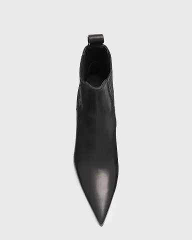 Rick Owens Leather Cantilever-Heel Ankle Boots | Thumbnail 10 Rick Owens Leather Cantilever-Heel Ankle Boots | Thumbnail 10
