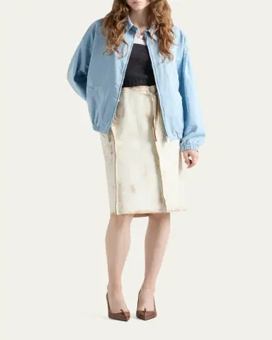 Prada Cashmere-Wool Knit Crop Tank Top | Thumbnail 2