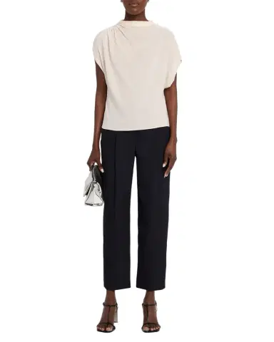TWP Wish You Would Draped Silk Georgette Blouse | Thumbnail 1 TWP Wish You Would Draped Silk Georgette Blouse | Thumbnail 1