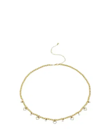 Sydney Evan 14K Diamond Heart and Pearl Charm Necklace | Thumbnail 1