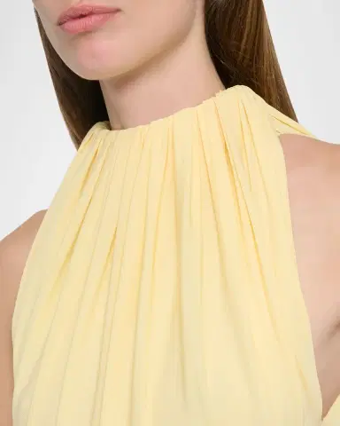 Alaïa Gathered Jersey Midi Dress | Thumbnail 9