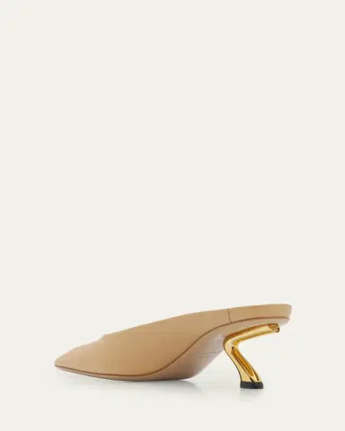 Ferragamo 55mm Safi Leather S-Shaped Heel Mules | Thumbnail 2 Ferragamo 55mm Safi Leather S-Shaped Heel Mules | Thumbnail 2