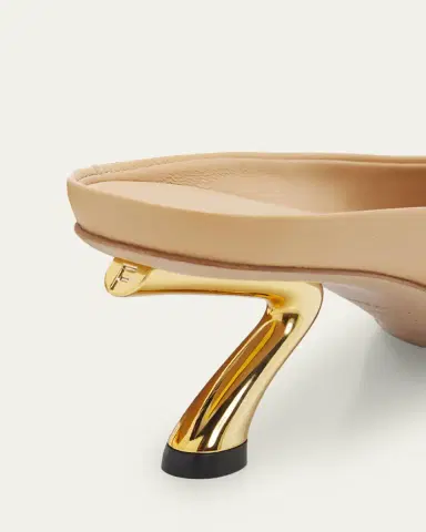 Ferragamo 55mm Safi Leather S-Shaped Heel Mules | Thumbnail 3 Ferragamo 55mm Safi Leather S-Shaped Heel Mules | Thumbnail 3