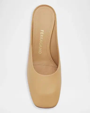 Ferragamo 55mm Safi Leather S-Shaped Heel Mules | Thumbnail 6 Ferragamo 55mm Safi Leather S-Shaped Heel Mules | Thumbnail 6