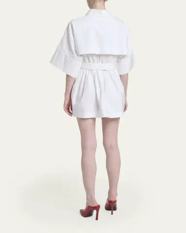 Givenchy Cinched Waist Mini Shirtdress | Thumbnail 3