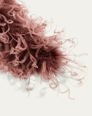 Valentino Garavani Ostrich & Turkey Feather Scarf | Thumbnail 4