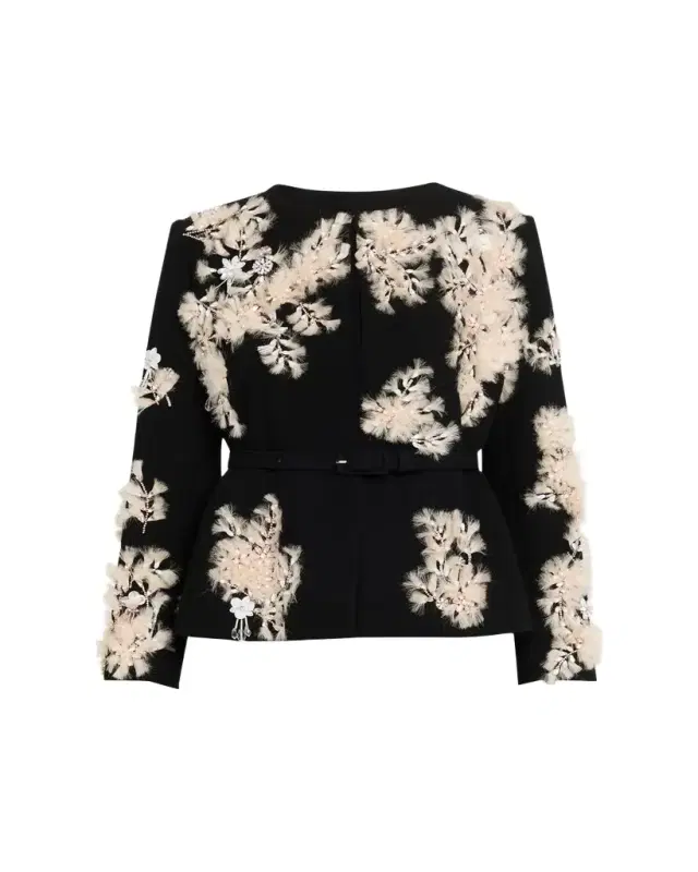 Libertine Whispering Blooms Belted Wrap Jacket