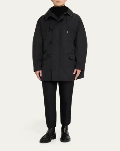 Givenchy Men's Couture Seam Hooded Parka | Thumbnail 2 Givenchy Men's Couture Seam Hooded Parka | Thumbnail 2