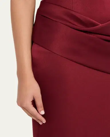 Alex Perry Strapless Corset Draped Column Gown | Thumbnail 10 Alex Perry Strapless Corset Draped Column Gown | Thumbnail 10