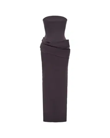 Alex Perry Strapless Corset Draped Column Gown | Thumbnail 1 Alex Perry Strapless Corset Draped Column Gown | Thumbnail 1