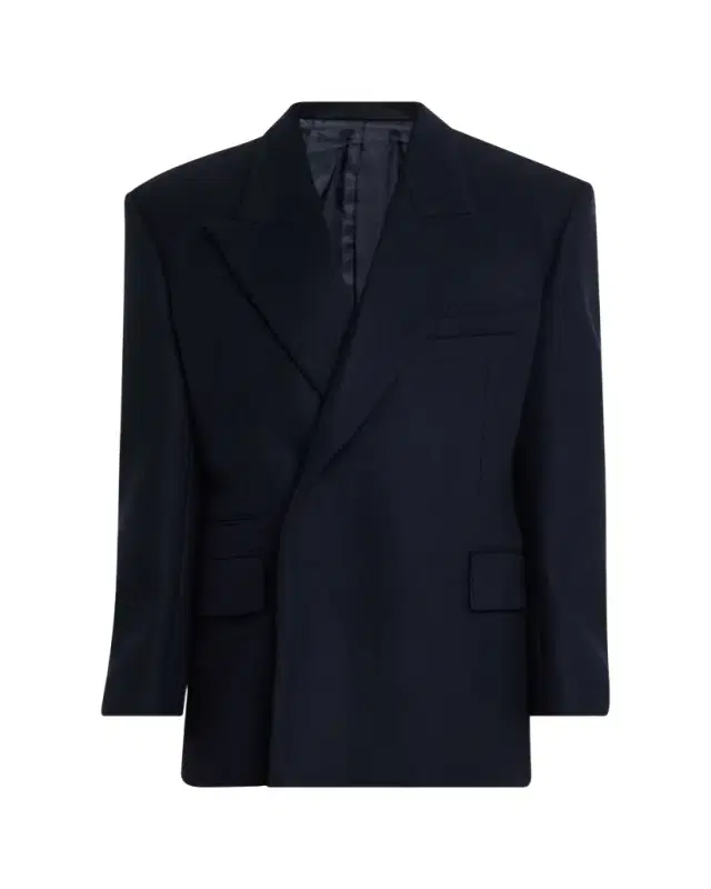 Givenchy Men's Deconstructed Wool Peak-Lapel Sport Jacket