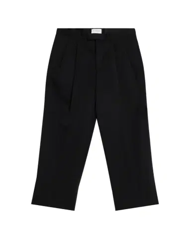 Givenchy Men's Double-Pleat Grain de Poudre Wool Pants | Thumbnail 1