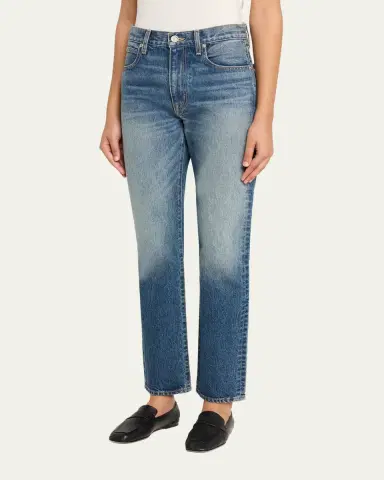 SLVRLAKE Hero Straight-Leg Ankle Jeans | Thumbnail 4