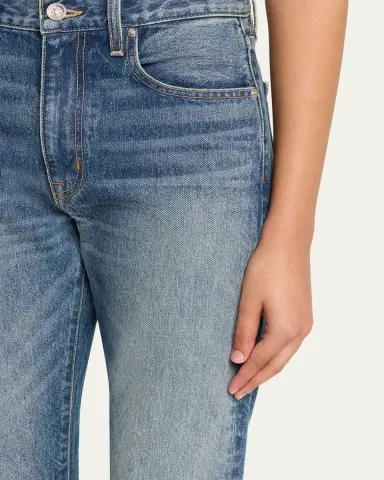 SLVRLAKE Hero Straight-Leg Ankle Jeans | Thumbnail 5