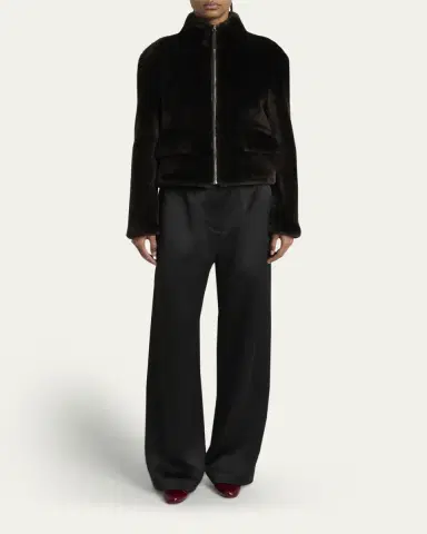 Proenza Schouler White Label Scarlett Shearling Jacket | Thumbnail 2 Proenza Schouler White Label Scarlett Shearling Jacket | Thumbnail 2