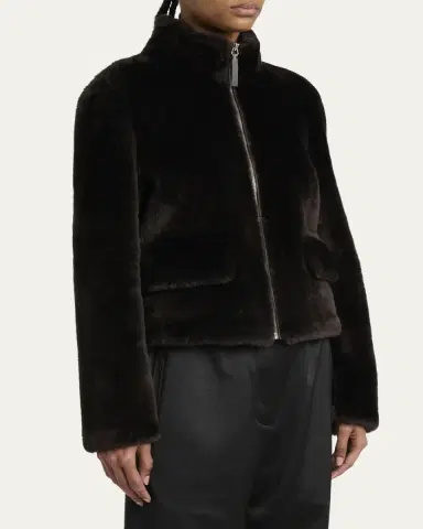 Proenza Schouler White Label Scarlett Shearling Jacket | Thumbnail 4 Proenza Schouler White Label Scarlett Shearling Jacket | Thumbnail 4