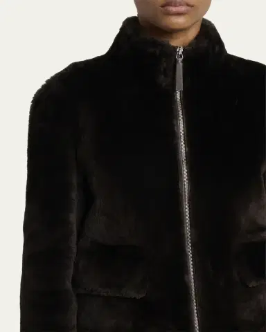 Proenza Schouler White Label Scarlett Shearling Jacket | Thumbnail 5 Proenza Schouler White Label Scarlett Shearling Jacket | Thumbnail 5