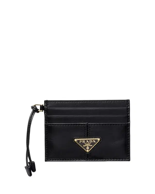 Prada Soft Lux Leather Card Holder