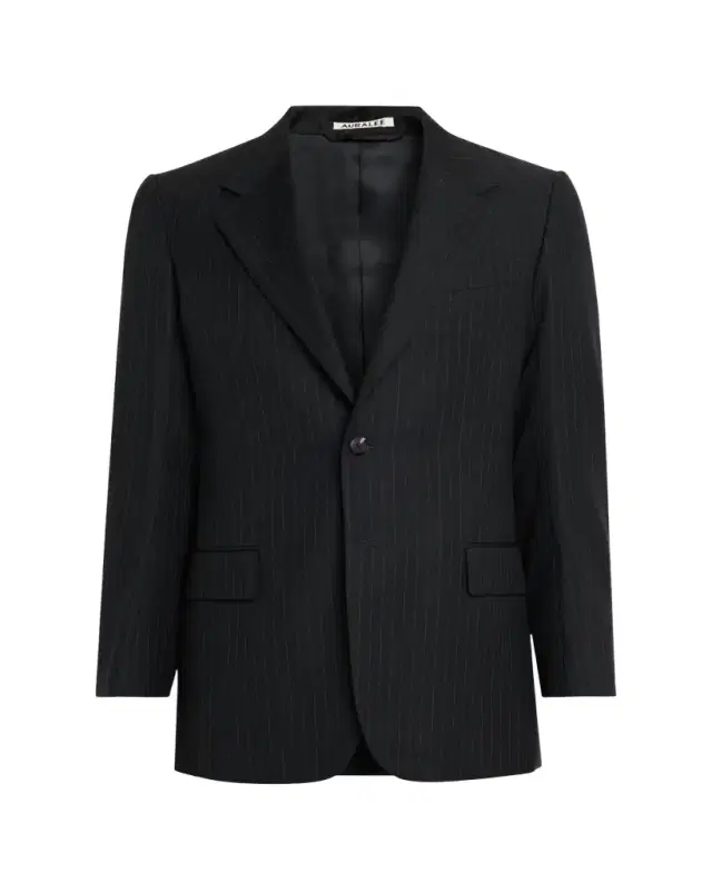 Men's Wool Hairline Stripe Two-Button Sport Coat