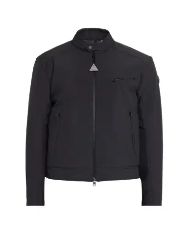 Moncler Men's Matte Band Collar Full-Zip Jacket | Thumbnail 1
