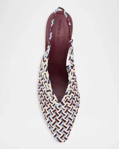 Bottega Veneta 60mm Sofia Intrecciato Leather Slingback Pumps | Thumbnail 3 Bottega Veneta 60mm Sofia Intrecciato Leather Slingback Pumps | Thumbnail 3