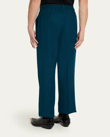 Versace Men's Wool Jogger Pants | Thumbnail 3 Versace Men's Wool Jogger Pants | Thumbnail 3