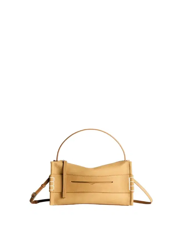 JW Anderson Loafer Suede Penny Keeper Crossbody Bag