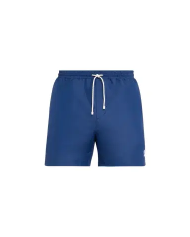 Brunello Cucinelli Men's Solid Swim Trunks with Logo | Thumbnail 1 Brunello Cucinelli Men's Solid Swim Trunks with Logo | Thumbnail 1