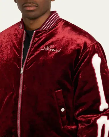 Amiri Bones Satin Bomber Jacket | Thumbnail 5
