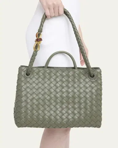 Bottega Veneta Andiamo Medium Nappa Leather Top-Handle Bag | Thumbnail 2