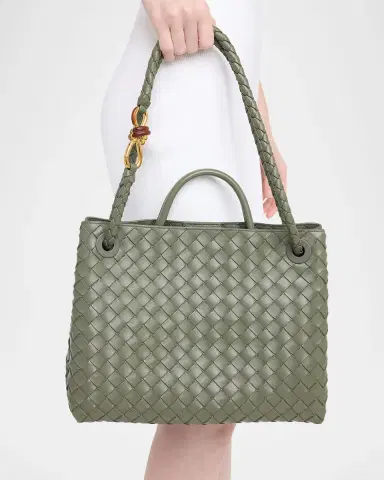 Bottega Veneta Andiamo Medium Nappa Leather Top-Handle Bag | Thumbnail 6