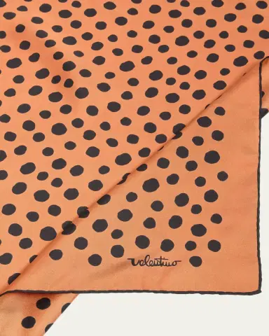 Valentino Garavani Dalmatian Polka-Dot Silk Scarf | Thumbnail 3