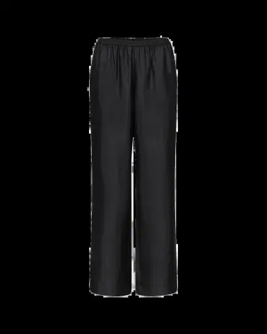 Loulou de Saison Alera Silk Straight-Leg Pull-On Pants | Thumbnail 2 Loulou de Saison Alera Silk Straight-Leg Pull-On Pants | Thumbnail 2