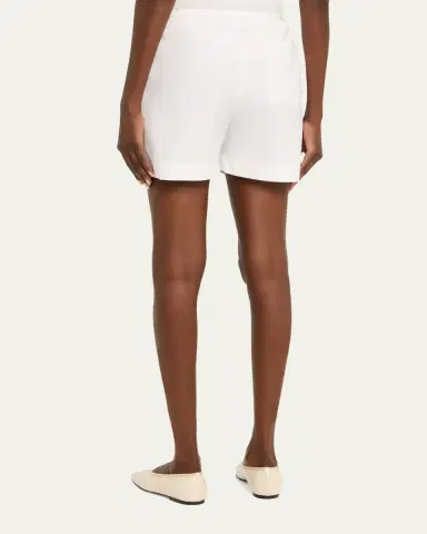 Loulou de Saison Malone Cotton Drawstring Shorts | Thumbnail 3 Loulou de Saison Malone Cotton Drawstring Shorts | Thumbnail 3
