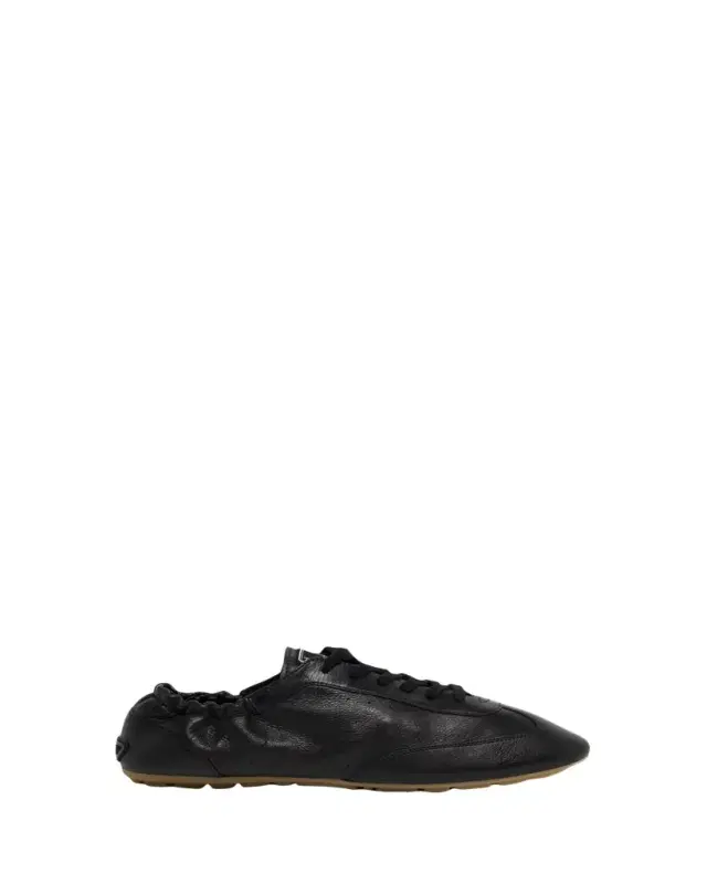 Saint Laurent Men's Lewis Grained Leather Sneakers