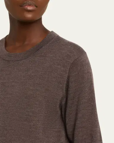 Loulou de Saison Nala Fine Cashmere T-Shirt | Thumbnail 5 Loulou de Saison Nala Fine Cashmere T-Shirt | Thumbnail 5