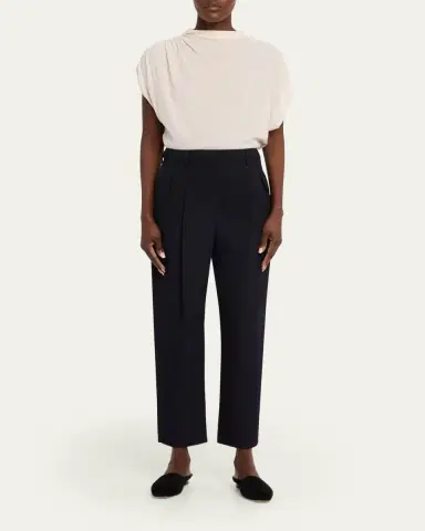 TWP Pleated Wool Cigarette Pants | Thumbnail 2 TWP Pleated Wool Cigarette Pants | Thumbnail 2