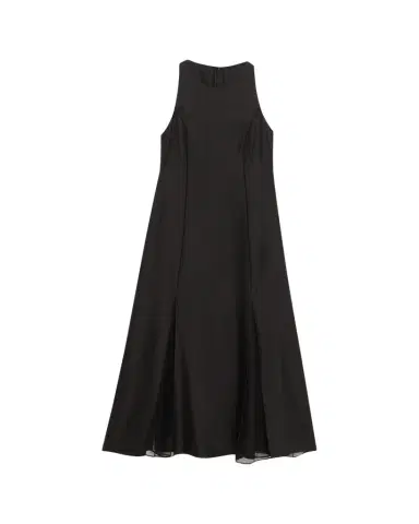 Loulou de Saison Iraka Sleeveless Silk Godet Ankle Dress | Thumbnail 1