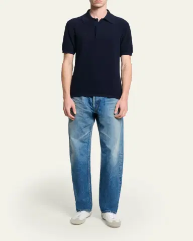 Saint Laurent Men's Lewis Leather & Suede Sneakers | Thumbnail 3 Saint Laurent Men's Lewis Leather & Suede Sneakers | Thumbnail 3