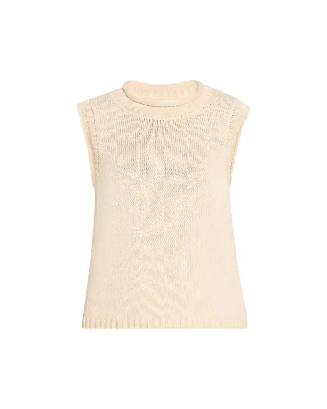 Loulou De Saison Effy Roll-Neck Boxy Sweater Vest