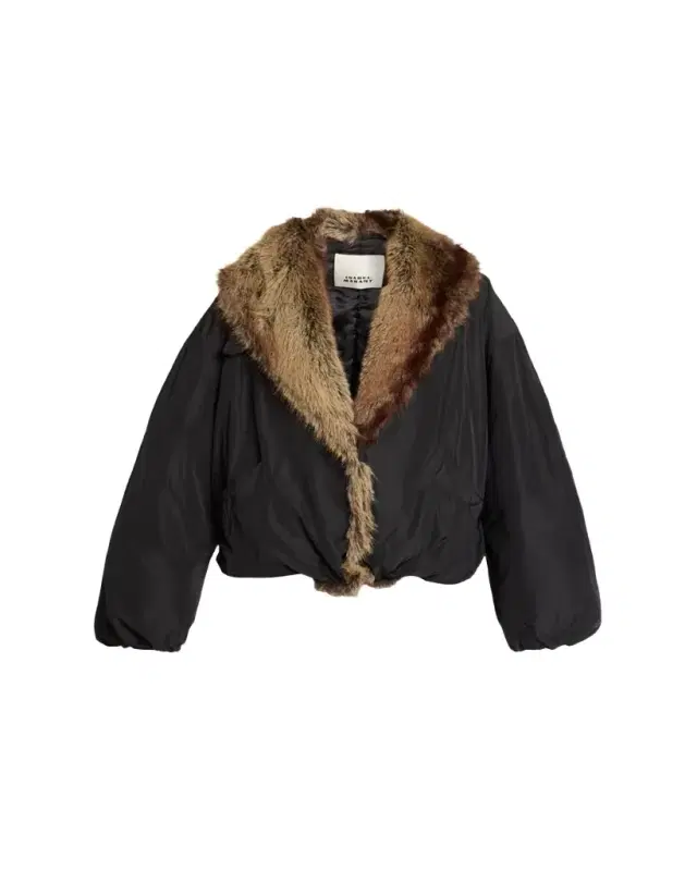 Charone Short Parka with Faux Fur Lining