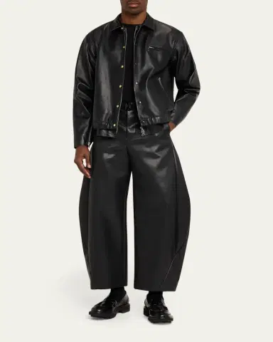 SACAI Shiny Leather Jacket | Thumbnail 2