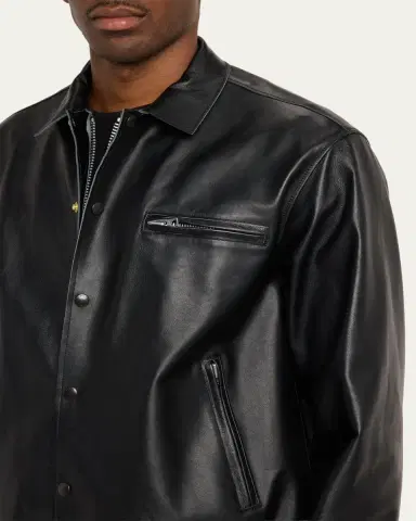 SACAI Shiny Leather Jacket | Thumbnail 5