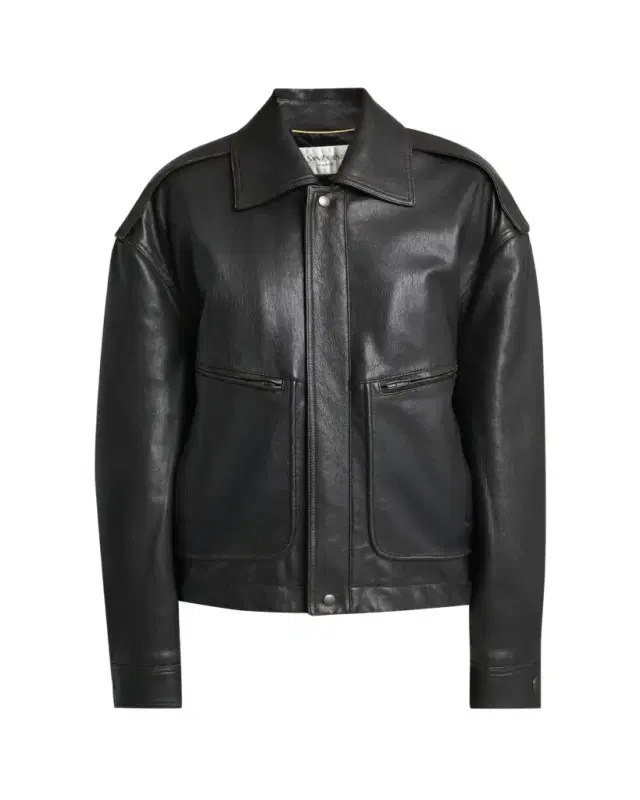 Saint Laurent Front Pocket Leather Jacket