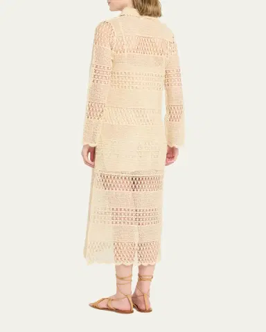 Zimmermann Wanderlust Crochet Maxi Dress Coverup | Thumbnail 3 Zimmermann Wanderlust Crochet Maxi Dress Coverup | Thumbnail 3