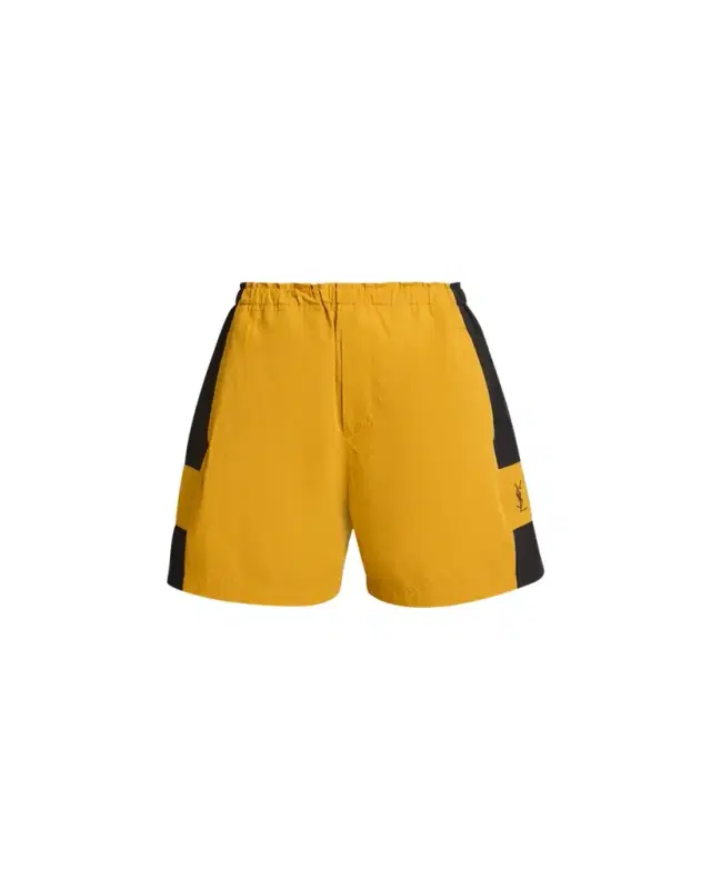 Saint Laurent Side-Stripe Cotton Pull-On Shorts
