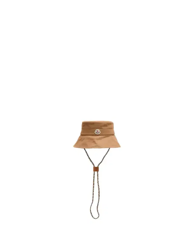 Cotton Gabardine Logo Bucket Hat