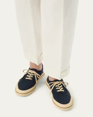 Loro Piana Raw Canvas Low-Top Sneakers | Thumbnail 2 Loro Piana Raw Canvas Low-Top Sneakers | Thumbnail 2