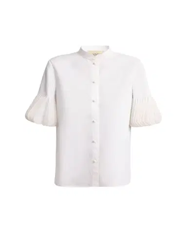 Valentino Garavani Embellished Elbow-Sleeve Shirt | Thumbnail 1 Valentino Garavani Embellished Elbow-Sleeve Shirt | Thumbnail 1
